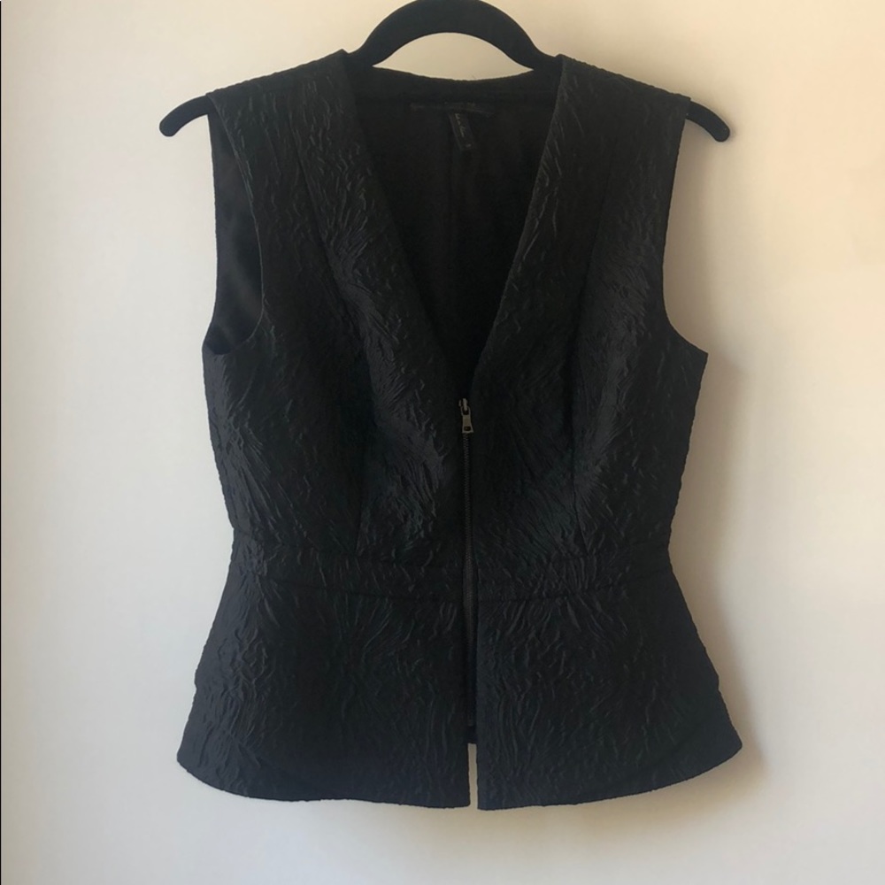 Sexy and Classy BCBG Zip-Up Sleeveless Blouse